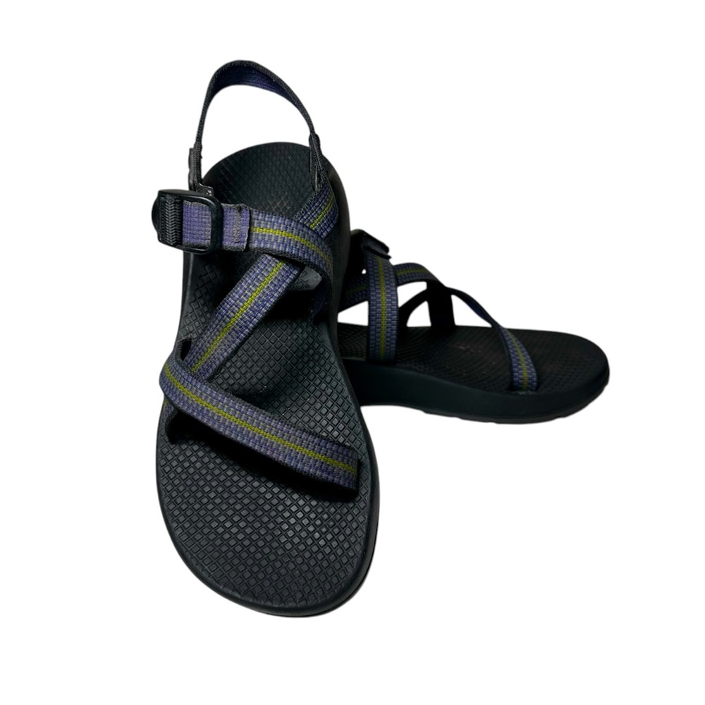 Chaco Z/1 Classic Sandals Purple Green Pattern- Women’s Size 8